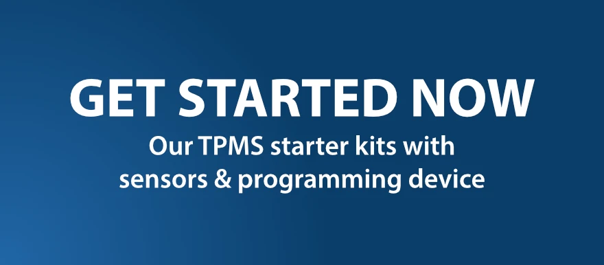 Get started now—our TPMS starter kits with sensors and programming device